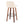 Toriano - Mid Century Modern Fixed Height Barstool Swivel And Round Footrest (Set of 2)
