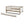 Full Size Daybed With Trundle And Nailhead Decoration - Wood