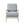 Arm Chair With Open Back Spindle Design, Padded Armrests
