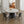 Modern Sintered Stone Dining Table With Round Turntable And Metal Pedestal - White