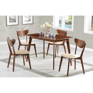 Mid-Century Modern Upholstered Dining Chair (Set of 2)
