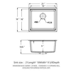 Quartz Composite Kitchen Sink With Workstation, Undermount