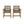 Outdoor Dining Chair Acacia Wood Frame (Set of 2)