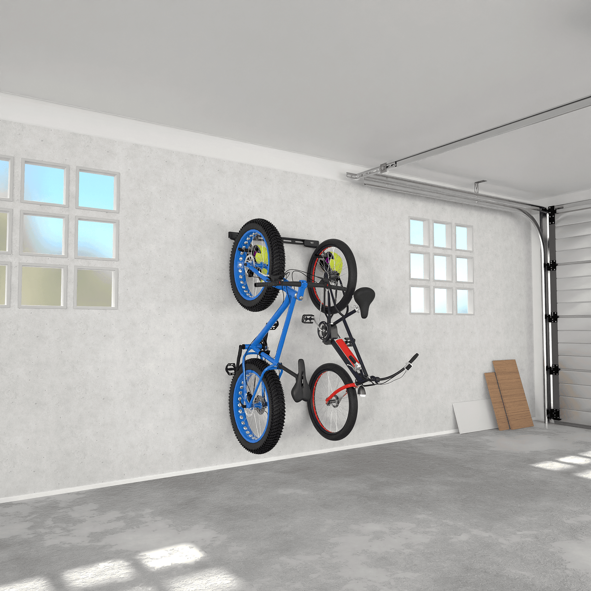 Wall Rack for 2 Jumbo Bikes - TRAPSKI, LLC