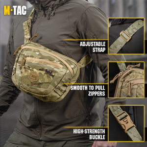M-Tac Elite Sphaera Large Bag Gen II with Loop Panel