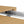 Retractable Square Dining Table, Seating 4 - 6 People, Cross Base With Stainless Steel Tubing, Expandable - Natural