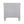 Cottage 3 Drawer Nightstand With Pull Out Tray - Cream White