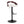 Grotto - Contemporary Adjustable Barstool With Swivel & Straight T Footrest (Set of 2)