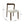 Solid Rubber Wood Dining Chairs (Walnut + Beige) Set of 2