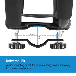Title: 1 Pair Universal J-Bar Kayak Carrier 220LBS Load Heavy Duty Canoe Car Top Mount Carrier Roof Rack w/ 2Pcs Tie Down Straps