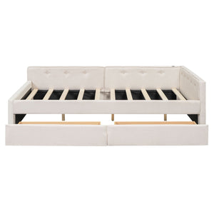 Platform Bed With USB Ports