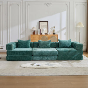 Convertible Floor Sofa Bed, Boneless Modular Sectional Sofa For Living Room