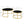 Modern Faux Leather Nesting Round Coffee Table Set of 2