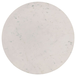 Leska - Round Coffee Table - White