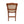 MECO Stakmore French Fabric Upholstered Seat Folding Chair Set, 2 Pack, Cherry