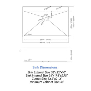 Drop In Kitchen Sink With Pull Down Faucet And Soap Dispenser