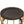 Vintage Rattan Solid Wood Round Coffee Table