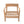 Mallorca Acacia Wood Club Chair With Seat Cushion