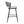 Outdoor Bar Height Metal Frame Counter Stools with Scallop-Shaped Backrest & Water-Resistant Cushions