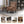 Modern Coffee Wood Frame Armchair with Microsuede Upholstery