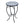 Outdoor Round Side Table With Mosaic Style Top And Curved Iron Legs