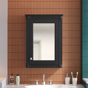 Wall Mounted Bathroom Storage Medicine Cabinet With Mirror