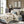 7 Piece Printed Cotton Twill Comforter Set Khaki King