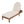 Patio Acacia Wood Chaise Lounge Chairs with Adjustable Backrest Set of 2