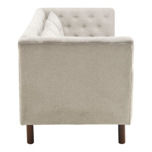 Upholstered Sofa Modern 3 Seater Sofa Couch With Tufted Design For Living Room