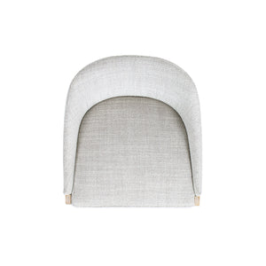 Newport 30.5" Coastal Curved Back Upholstered Barstool