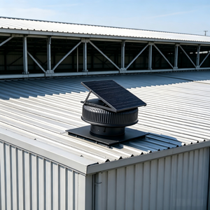 12" Adjustable Solar Roof Vent Fan with Remote Control