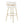 Cinch - Glam / Art Deco Fixed Height Barstool With Swivel With Round Footrest (Set of 2)