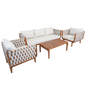 4 Pcs Outdoor Patio Furniture Set
