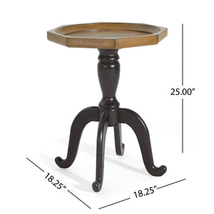 End Table (Natural + Black)