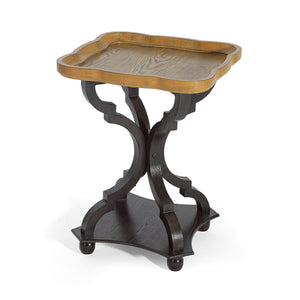 End Table (Natural + Black)