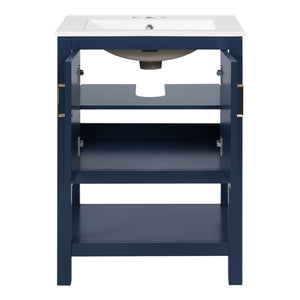 Modern Bathroom Vanity With Elegant Twill Design