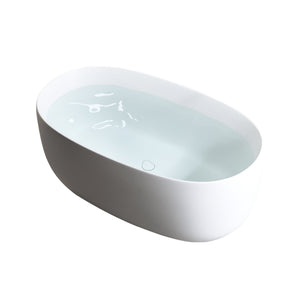 47'' Independent Solid Surface Resin Stone Bathtub