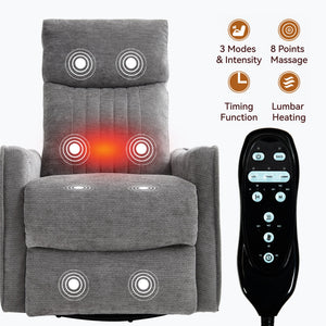ComfortMax Dark Gray Recliner Chair
