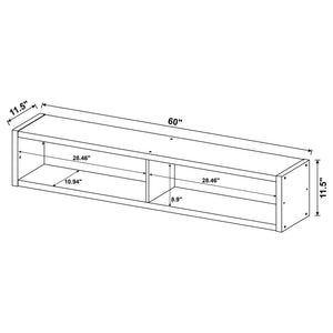 Barnaby - 4 Piece Rectangular Entertainment Center - Cappuccino