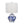 Blue and White Short Urn Ceramic Vase Lamp