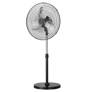 18" Industrial Pedestal Fan 3-Speed Oscillating Fan with Adjustable Height