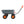 Dump Cart with Poly Body and Steel Frame