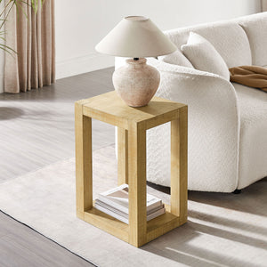 2-Piece Modern Rectangle Coffee Table Set