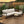 U_style Outdoor L-Shaped Sofa with Iron Frame and Ultra-Thick Cushions