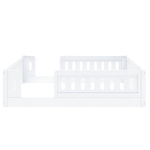 Platform Bed With Guardrail