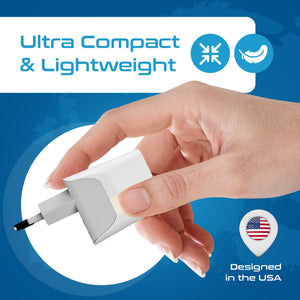 Italy Travel Adapter Plug Combo - Type C, L | USB-A + USB-C - Italian Combo (CTU-12-9C)