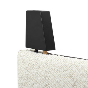Platform Bed & Upholstered Headboard