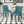 Dining Chair Set of 2 with Upholstered Diamond Tufting and Espresso Birch Legs - Teal