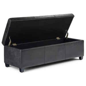 Avalon - Contemporary Storage Ottoman Bench