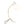 Eileen Contemporary Task Lamp in Gold Metal and White Shade